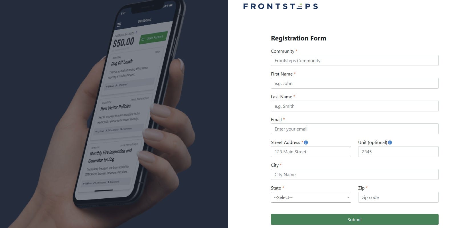Registration Form