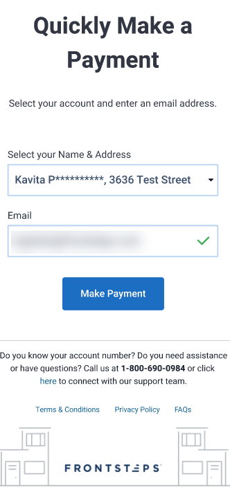 A screenshot of a contact form Description automatically generated