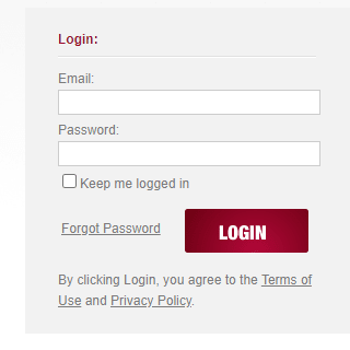 A screenshot of a login form  Description automatically generated